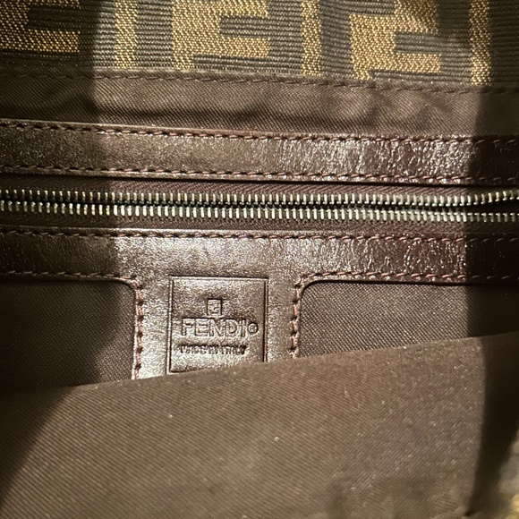 Vintage Fendi Zucca Baguette Shoulder Bag - Picture 7 of 10
